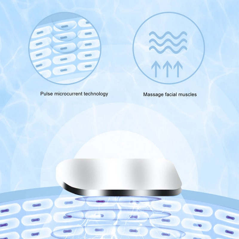 Electric V Face Massager Hot Compress Vibration USB Rechargeable Facial