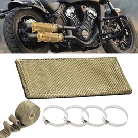 6" x 24" Exhaust Heat Shield Wrap Up to 1450℉ Thermal Heat Protection