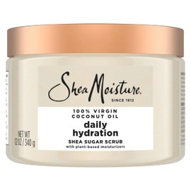 SheaMoisture Shea Sugar Body Scrub For Moisturize And Restore Dry Skin Raw Shea Butter Deeply Moisturizing Body Scrub With 24h Shea Moisture Nutrients 12 oz