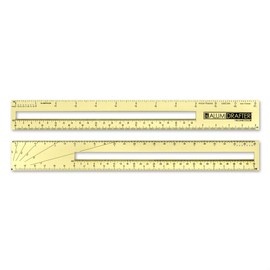 Alumicolor AlumiDrafter Engineer Drafting Tool, 6IN, Gold