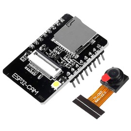 1PCS ESP32-CAM Camera WiFi + Bluetooth Module 4M PSRAM Dual-core 32-bit CPU Development Board with OV2640 2MP Camera Module Support Image WiFi Upload