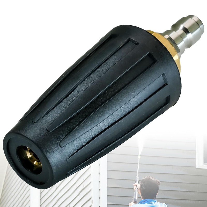 Selyse Pressure Washer Rotary Nozzle, 5 Tips Set, 1/4" Quick