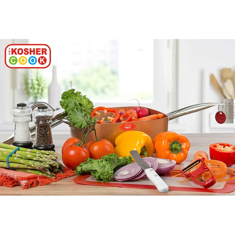 The Kosher Cook White Kitchen Knife – 4.5” Steak and