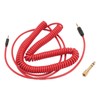 Coiled Headphone Cable Gold Plated Connector Replacement Headset Sound Cord