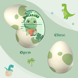 12 Dino Invitation Cards for Children's Birthday, Dinosaur Invitation Children's Birthday Party for Girls Boys, Dinosaur Birthday Invitations, Birthday Invitations Boys, Invitation Dino Children's