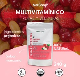 Multivitamínico De Frutas Y Verduras 100 Natural - Natshop                                                                                            