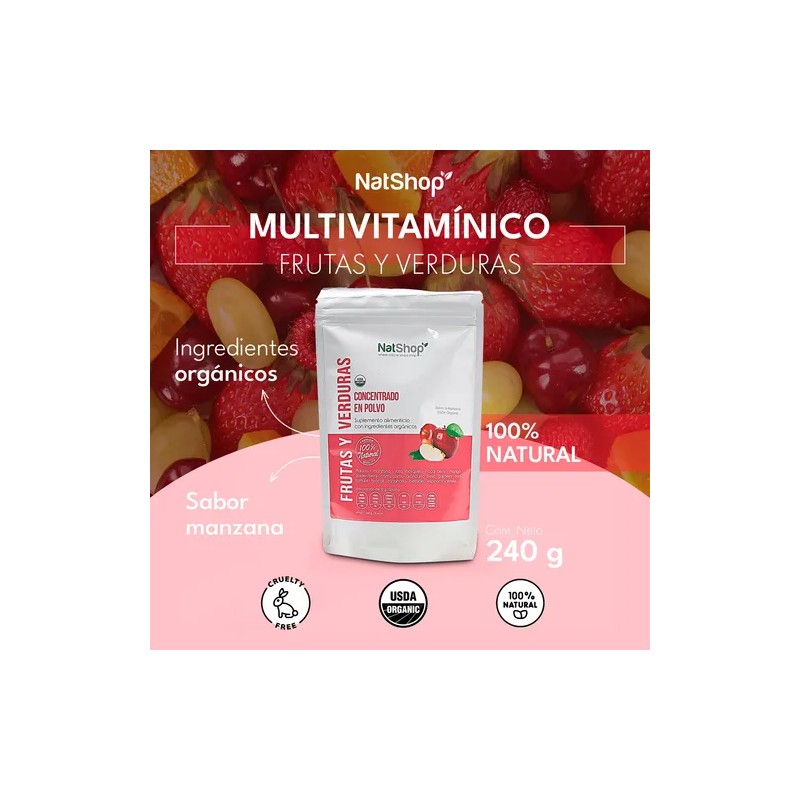 Multivitamínico De Frutas Y Verduras 100% Natural - Natshop