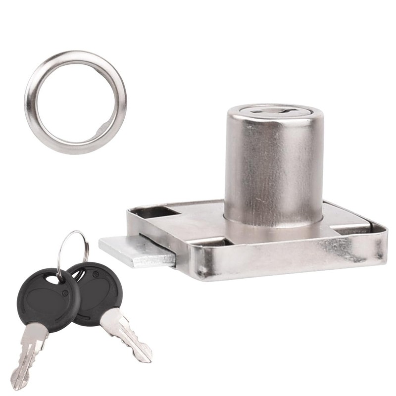 2 Pack Drawer Lock Cabinet Lock Wardrobe Desk Furniture Door