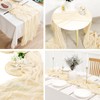 16 Pack Ivory Cheesecloth Table Runner 20 x 120 inch