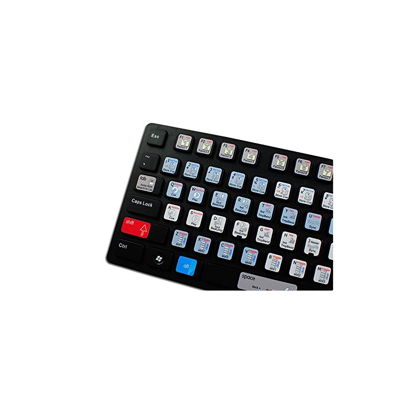 Traktor Scratch PRO Keyboard Overlay Sticker