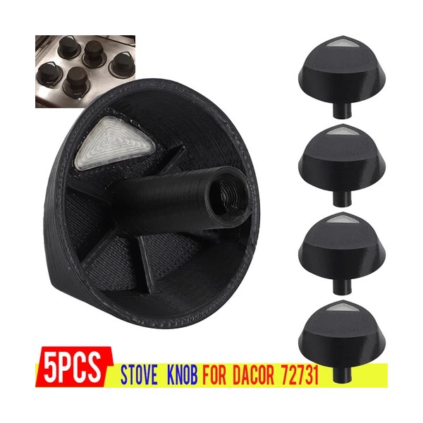 Ratrkmtprftx 5x For Dacor 72731 Cooktop Stove Knob Control Knob