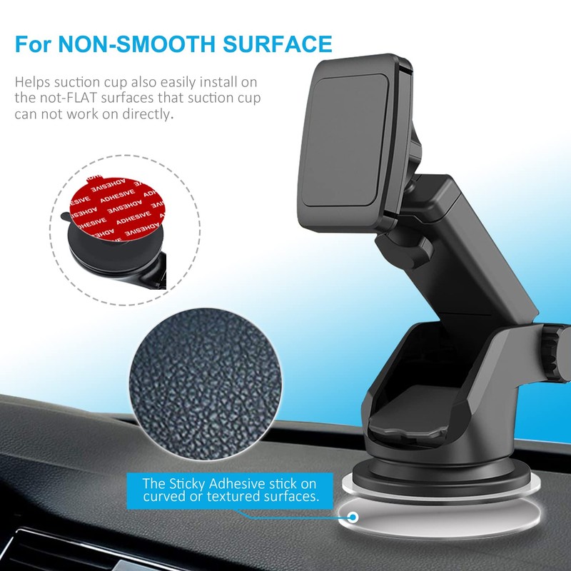 PKYAA Dashboard Pad Mounting Disk Sticky Adhesive Replacement Kit, 6pcs