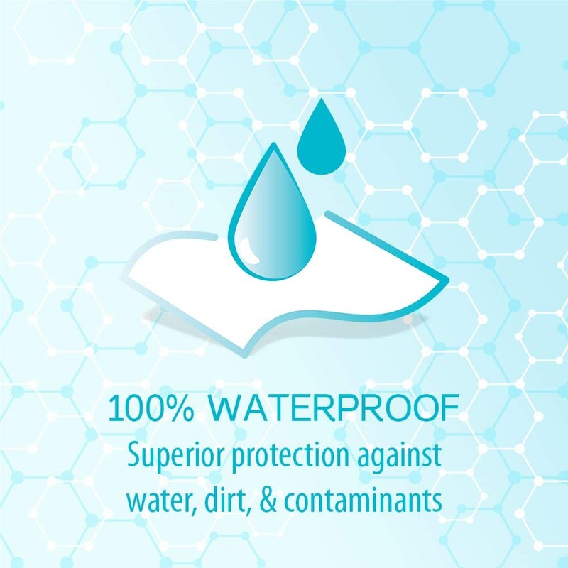 Medrull 100% Waterproof Wound Plaster, 9 x 10 cm, Ultra
