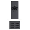 weallbuy Magnetic Bottle Opener with Cap Catcher,Removable Wall Mounted Beer