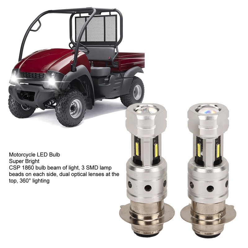 H6 H6M P15D Motorcycle LED Bulb Dual Optical Lens 100W