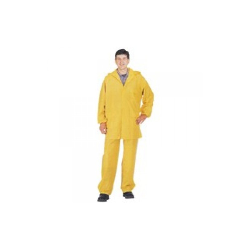 Rainsuit PVC 2pc Yellow Medium