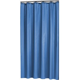 Sealskin Madeira Shower Curtain, Polyester, Blue, 120 x 200 cm