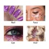 Unbranded Nail Art Sequins Safe PET Nail Glitter Sequins Charming