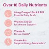 SmartyPants Teen Girl Multivitamin Gummies Omega 3 Vitamin Exp. 11/26/2025