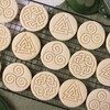 Set of 3 Nordic Runes Cookie Cutters (Celtic Tortoise Knot,