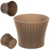 KADAX Small Plastic Flower Pot, Succulent and Herb Planter, Modern