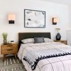 Modern Black Wall Sconces, Hardwired Sconce Wall Lighting Industrial Wall