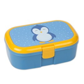Lutz Mauder Children's Lunch Box with Compartments, Penguin Lunch Box Children's Lunch Box, Snack Box, Nursery, School, Nursery, Preschool, Travel, Picnic
