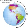 SHATCHI Inflatable World Globe Earth Map Geography Teacher Aid Ball