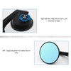 Pair of Motorcycle Rearview Mirror Wide View Aluminum Alloy Universal