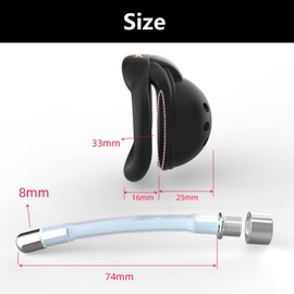 Mini Ventilator Men's Protection - Wear Cage Protection Accessory - Pink/Black A266 (Black, Conduit)