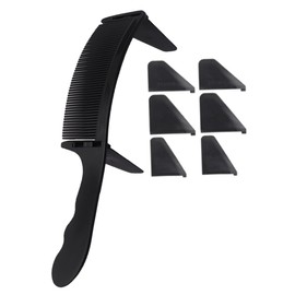 Beavorty 4sets Hair Cutting Comb Guides Curved Design for Easy Styling Lightweight and Portable Haircut Tool for Men for Flat and Hair Trimming