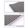 Zyusora cat litter mat, Large (35" x 23") Gray, Double