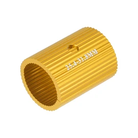 X AUTOHAUX 1Pair Universal Bike Handlebar Shims Handlebar Stem Adapter for Bicycle Mountain Bike Road Bike MTB Gold Tone