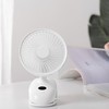 USB Desk Clip On Fan Intelligent Digital Display 3 Blades