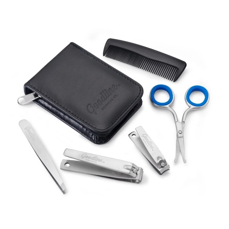 Goodline Grooming Co Premium Men's Grooming Kit with Zippered Travel