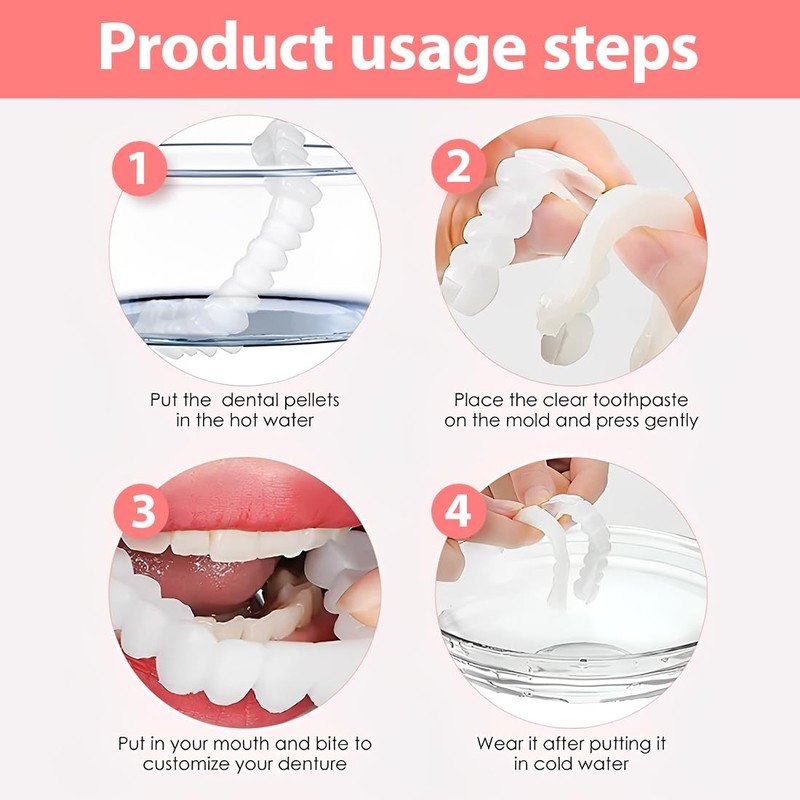 EIHI 6 sets of tooth shields for attaching, teeth for