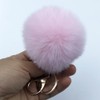Xsclpomddy Pom Pom Keychain Artificial Soft Rabbit Hair Bag Pendant