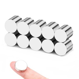 100 piezas de imanes de neodimio potentes, imanes pequeños de tierras raras de 15x2mm para manualidades, DIY | Imán de tierras raras para manualidades