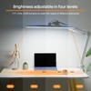bemelux Task Lamp with Clamp, Bright 117PCS LEDs, Metal Swing