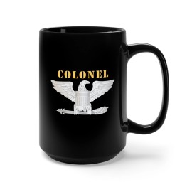 MIP Black Mug 15oz - Army - Colonel X 300