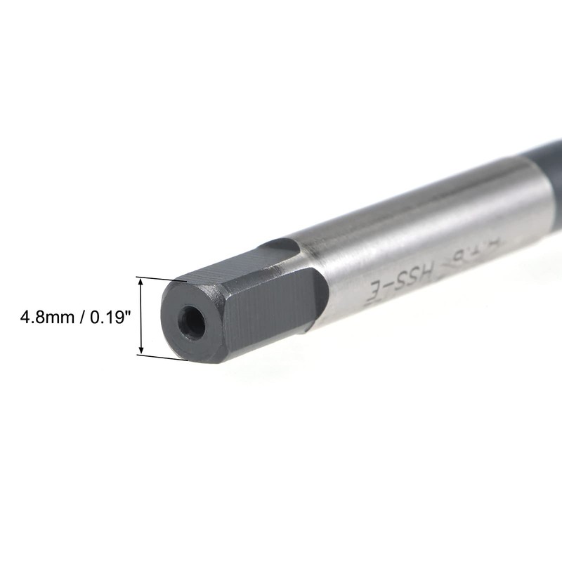 sourcing map M8 x 1.25 Spiral Flute Thread Tap, Metric