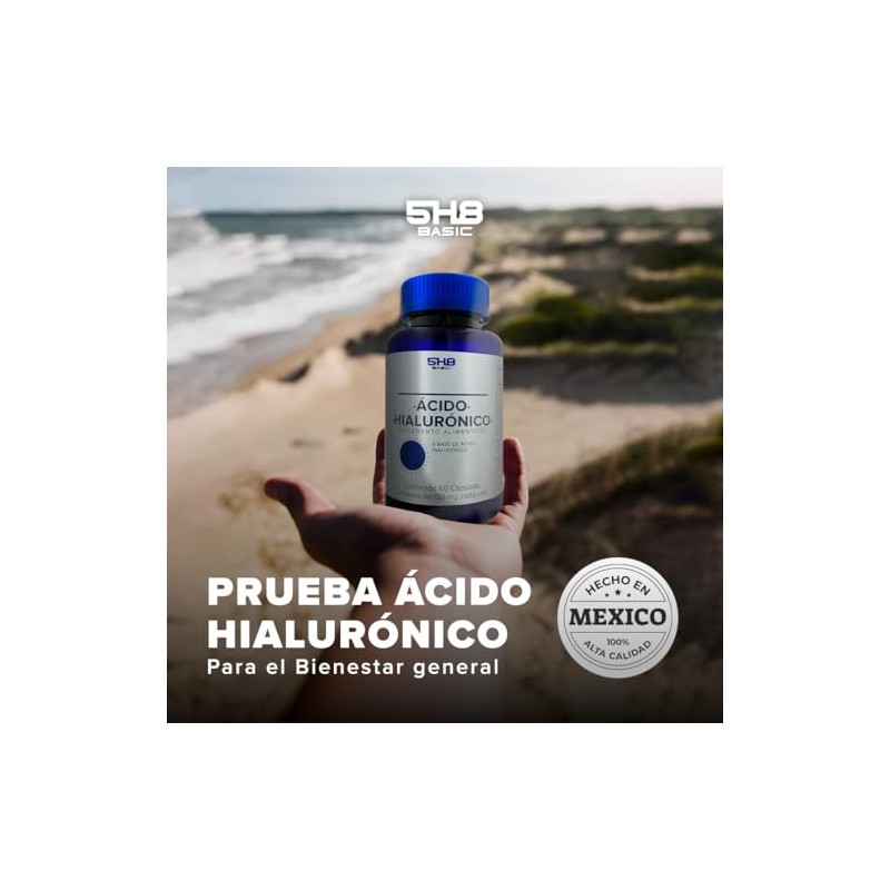Ácido Hialurónico con Magnesio Sin Sabor 5H8 NUTRITION