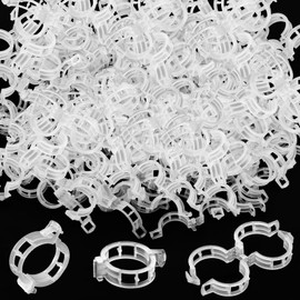 400 Pcs White Plant Support Garden Clips,Plastic Tomato Vine Clips,Secured Climbing Plant Clip for Flower Vine Grape Twine Orchid