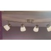 allen + roth, "Claremont" 4-Light Brushed Nickel Dimmable LED Track