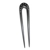 JWL (1) Ebony 2-Prong 4 5/8 Inch Hair Stick with
