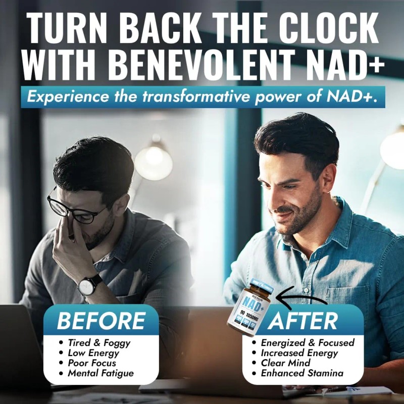 Nad 1050 Mg 3-en-1 Nr Resveratrol Tmg 90 Cpsulas