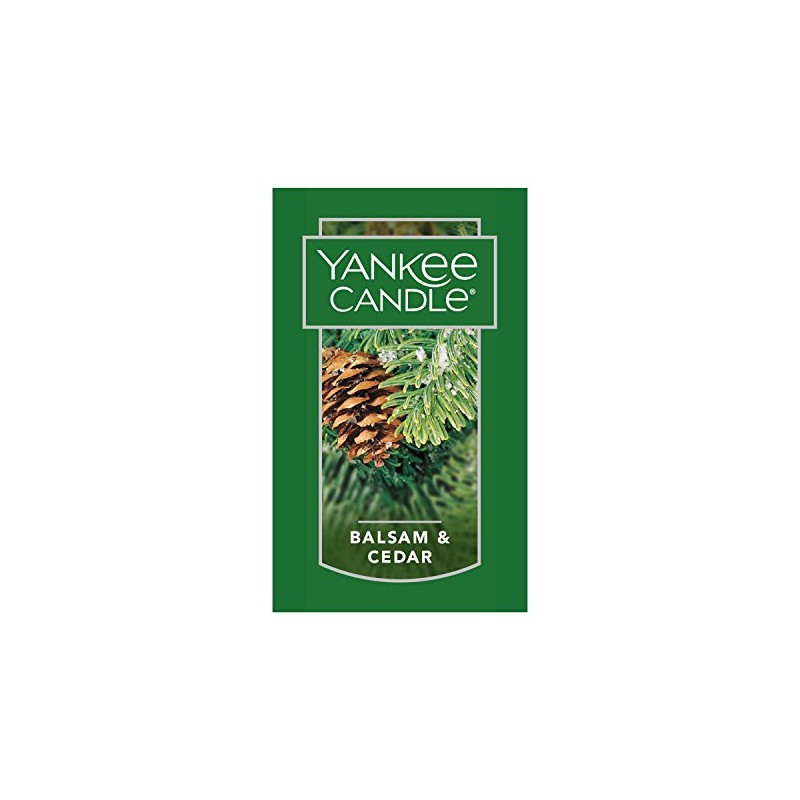 Yankee Candle Balsam & Cedar Scented, Classic 12oz Medium Perfect