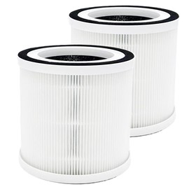 sieloonger Replacement Air Filter Compatible with TCL BREEVA A1/A1W AIR Purifier,H13 True HEPA 3-in-1 Replacement Filter, Efficiency Activated Carbon,Pack of 2