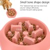 TOCOZOC Plato para Perro, 2 Piezas de Comedero Lento para