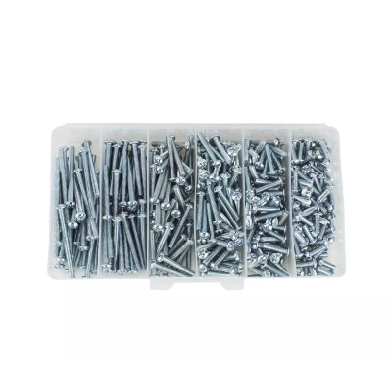 Everbilt #8-32 Electrician's Machine Screw Kit 800994 6Different Sz.ZINC 370